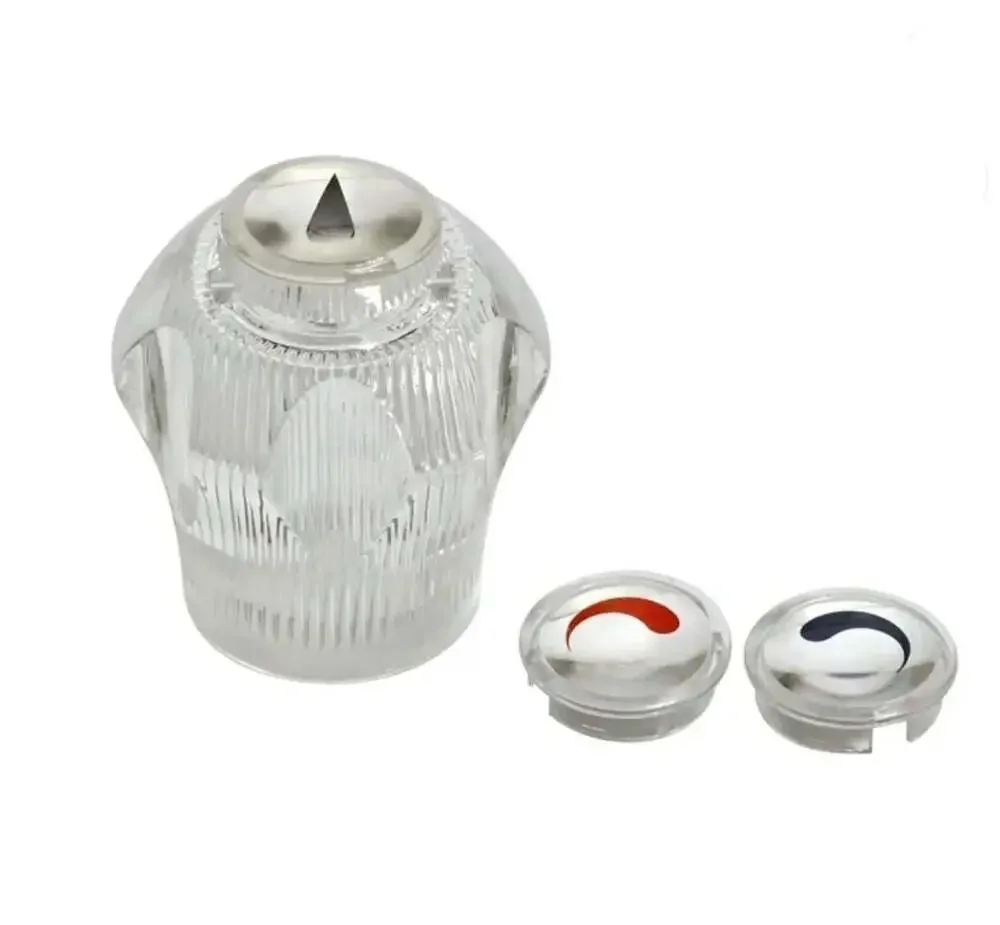Mainstays Universal Tub/Shower Faucet Handle in Clear Acrylic, Fits Most Stems